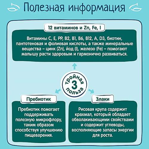 Каша молочная рисовая тыква абрикос 200 г от 5 месяцев ФрутоНяня 93473 фото 3