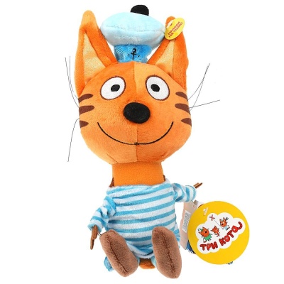Мягкая озвученная игрушка Три Кота Коржик 18 см Мульти-Пульти V92306-18EY-2 02