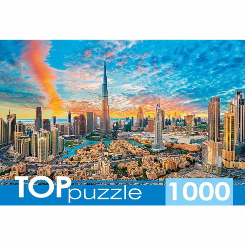 Пазлы Закат в Дубае TOPpuzzle Рыжий кот ШТТП1000-7181