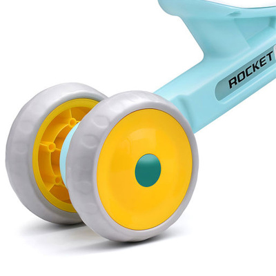 Детский трёхколёсный Беговел Rocket 133-GN зеленый 5