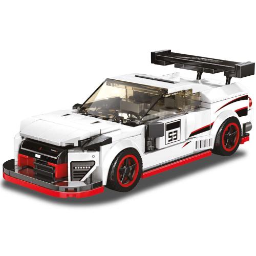 Конструктор Гонка Белый спорткар Mioshi Tech MTE0709-055