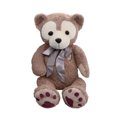Мягкая игрушка Мишка с шелковым бантом 80 см