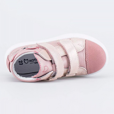 Ботинки для девочки Котофей 352382-23 розовые 3