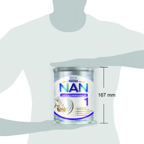 Молочная смесь Nestle NAN Гипоаллергенный 1 0-6 меc 800г фото 4