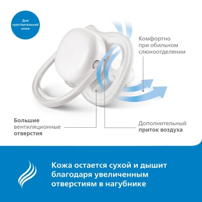 Пустышка Avent Ultra air image 6-18 месяцев 2 штуки Avent SCF085/60 3