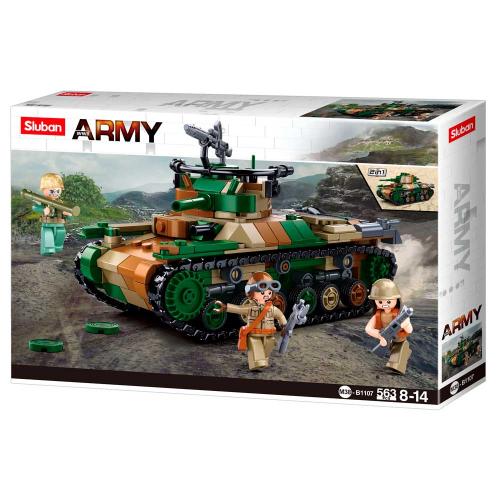 Конструктор Танк 2 в 1 563 детали Sluban M38-B1107 фото 4