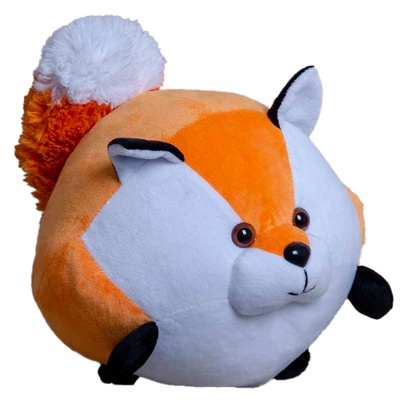 Игрушка мягконабивная Лис Кругляш №2 Крымская мягкая игрушка 04401 1