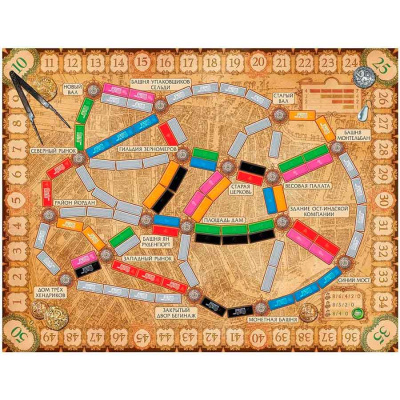 Настольная игра Ticket to Ride Амстердам Hobby World 952100