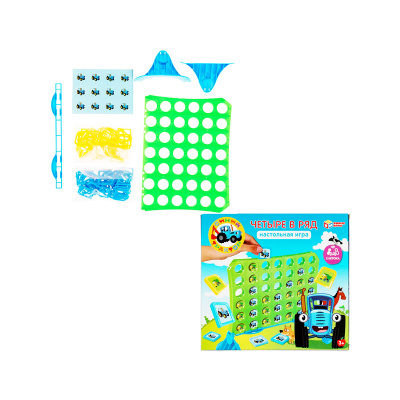 Игра настольная Синий Трактор четыре в ряд Умные игры  ZY175913-R 2