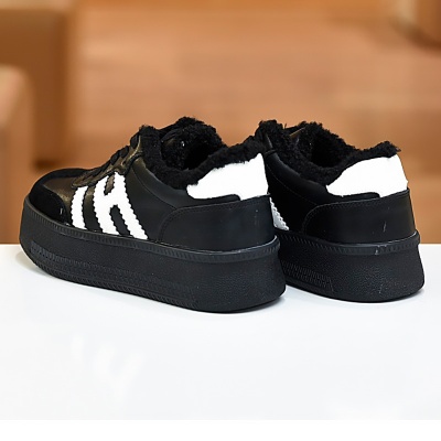 Ботинки для девочки Baden KPS051-010 черные 4