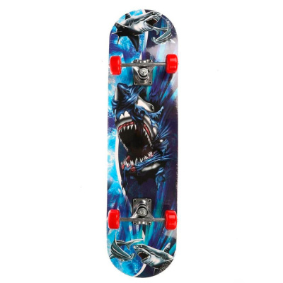 Скейтборд 80 х 20 см PVC колеса Наша игрушка 636155 2