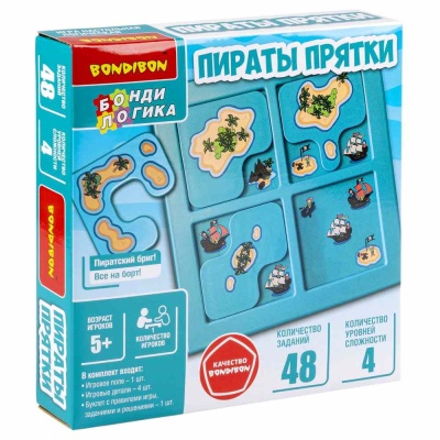 Настольная игра Пираты Прятки Bondibon ВВ6010