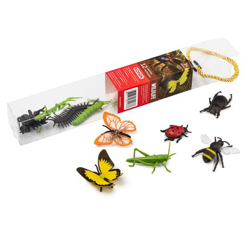 Набор мини фигурок Насекомые Пауки Wildlife 12 штук Konik AMW2143 фото 2