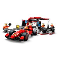 Конструктор Lego City 60443 Пит-стоп F1 и команда болида Ferrari