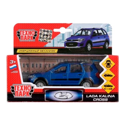 Коллекционная машинка Lada Kalina Cross Технопарк SB-16-46-N(BU)-WB 5
