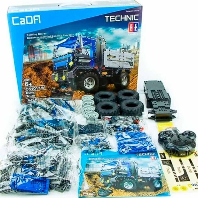 Электромеханический конструктор Самосвал радиоуправляемый CaDA Technic Double Eagle C51017W