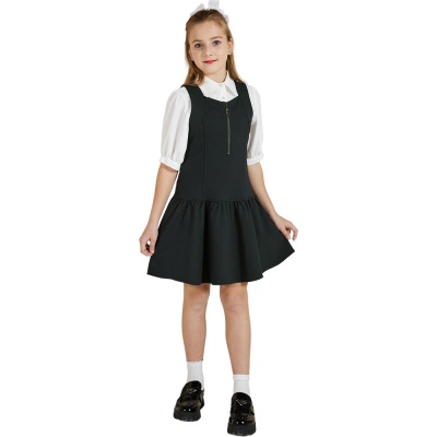 Сарафан школьный Deloras 63857Q чёрный 02