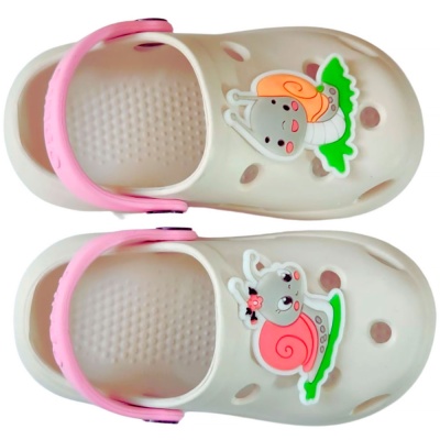 Сабо детские для мальчика Tingo RB22133A бежевые 4