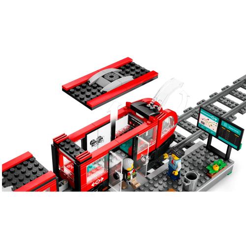 Конструктор Lego City 60423 Трамвай и трамвайная станция фото 3
