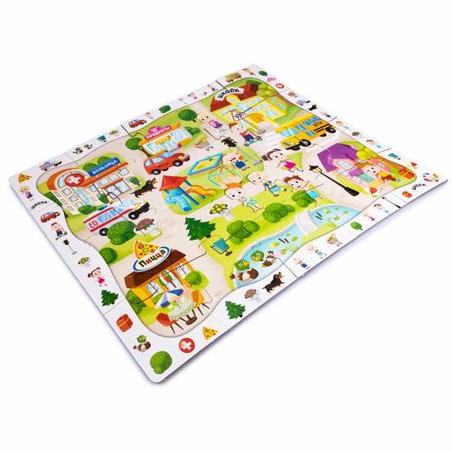 Пазлы MAXI Baby Toys В городе 20 эл Десятое Королевство 04811 фото 6