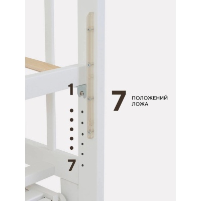 Кровать детская с универсальным маятником Rant Indy Box Crystal Beige 04