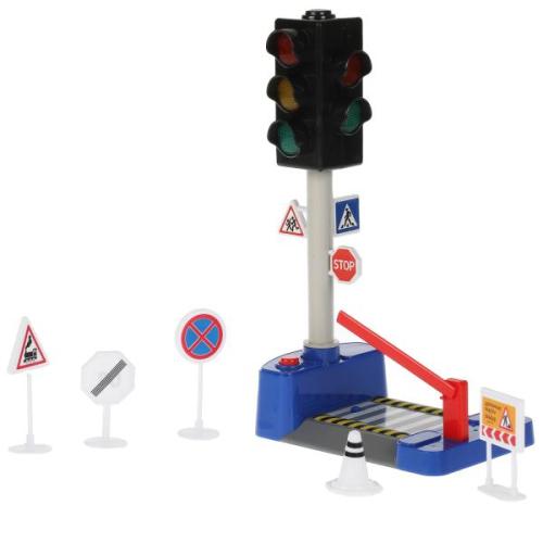 Модель Светофор со знаками Технопарк TRAFF-22PLSIGN-BU