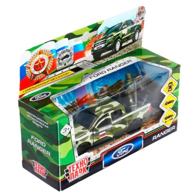 Машина металлическая Ford Ranger Технопарк SB-18-09-FR-M+FG-WB 3