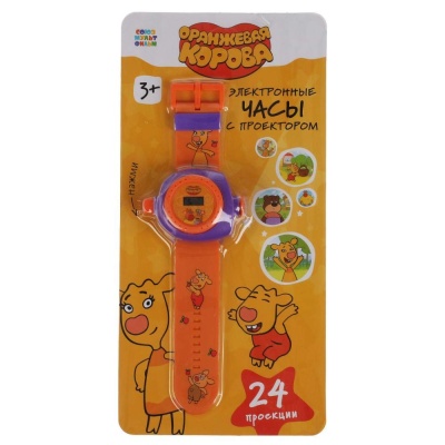 Детские часы с проектором Оранжевая корова Умка B1266129-R22
