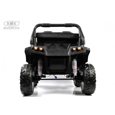 Детский электромобиль Mercedes-Benz Unimog Concept RiverToys P555BP серебристый глянец