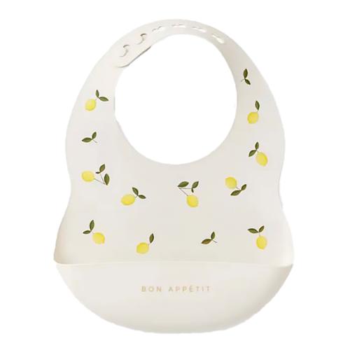 Нагрудный фартук силиконовый Happy Baby 16017 lemon