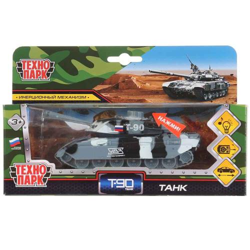 Игрушка Танк металлический T-90 Технопарк CT10-029-1(19) фото 3