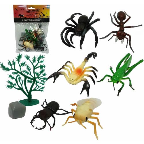 Набор игровых фигурок В мире животных Насекомые 1Toy Т53857 фото 2