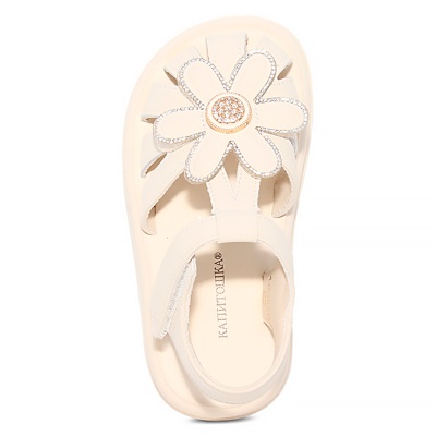 Сандалии для девочки Капитошка A20862 бежевые 4