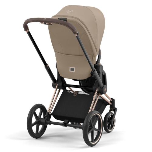 Коляска 2 в 1 Cybex Priam IV Rosegold Cozy Beige фото 13