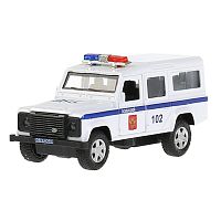 Коллекционная машинка Land Rover Defender Полиция Технопарк DEFENDER-12POL-WH