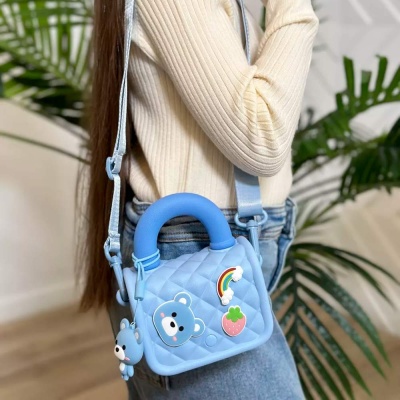 Сумочка-мини детская дизайнерская Koool K54 голубая 2