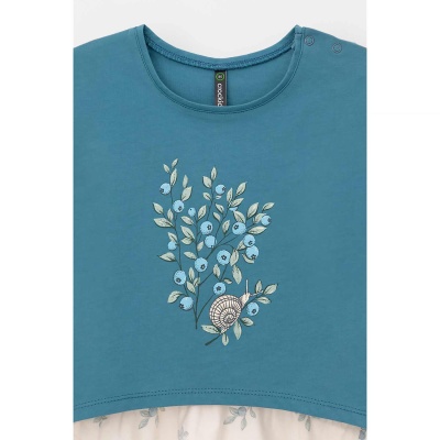 Рубашка туника для девочки Crockid КР 302319 капитанский синий к561 3