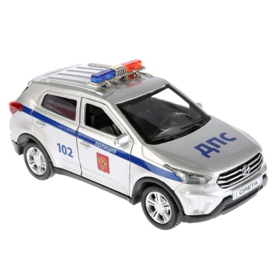 Металлическая инерционная машинка Hyundai Creta Технопарк CRETA-P-SL