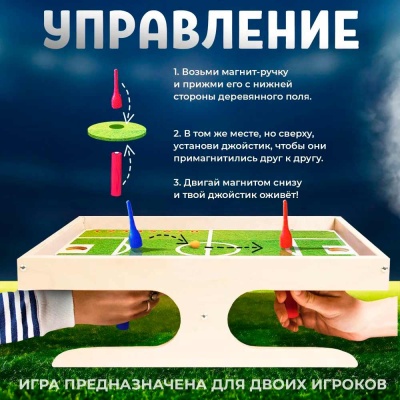 Игра настольная Магнитный футбол ТриЦ 4606088021584 2