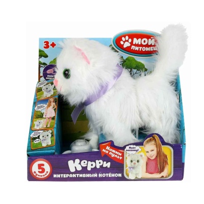 Интерактивный котёнок Пляцковский М.С. Керри Мульти Пульти HTJ2224 1