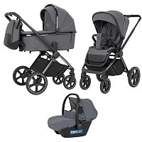 Коляска 3 в 1 Carrello Ultimo CRL-6521 Cool Grey Chrome