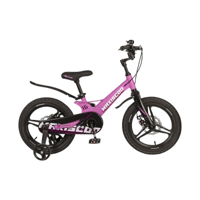 Велосипед детский Maxiscoo Space Deluxe 16 MSC-S1642D розовый матовый 01