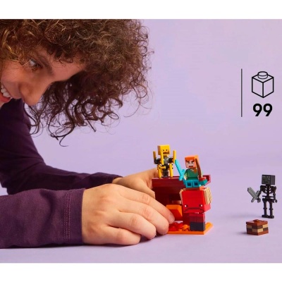 Конструктор Lego Minecraft 21266 Битва за лаву Нижнего мира 4