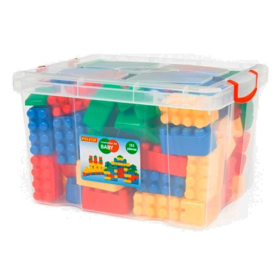 Конструктор для малышей Беби 132 элемента Полесье 53633 4