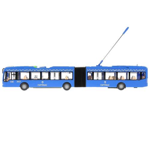 Коллекционная машинка Троллейбус Технопарк TROL-45PL-BU фото 3
