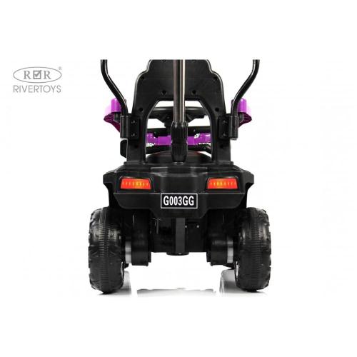 Детский электромобиль RiverToys G003GG фиолетовый фото 7