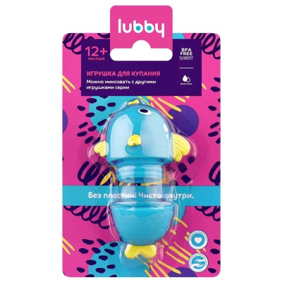 Игрушка для купания Рыбка Lubby 24076/6