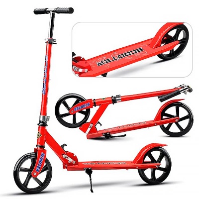 Самокат Scooter 2-х колесный U038251Y красный