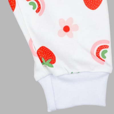 Штанишки Клубничка Чуди Кидс 454125-15 белый 03