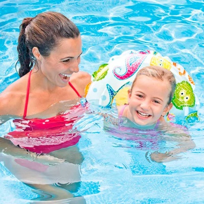 Круг для плавания Пестрый Intex 59230 3